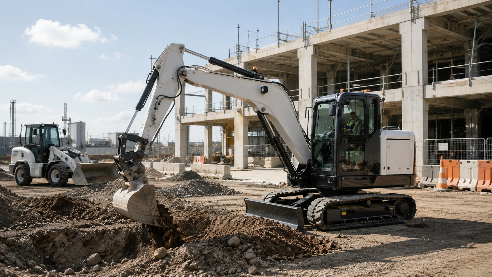 Engineering machinery lithium battery solution for electric worksite equipment